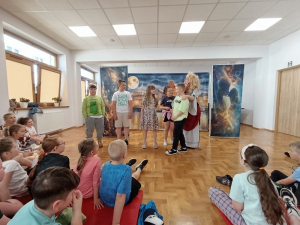 Teatr Uśmiechu w Gminnej Bibliotece Publicznej w Pawłosiowie