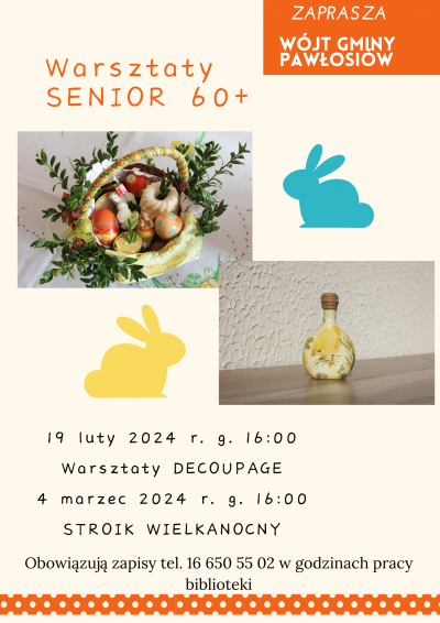 Warsztaty SENIOR 60+