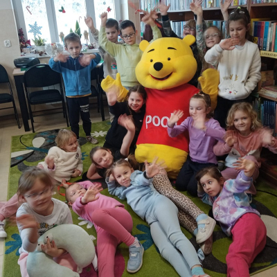 Kubuś Puchatek w bibliotece