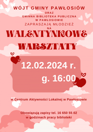 Warsztaty walentynkowe