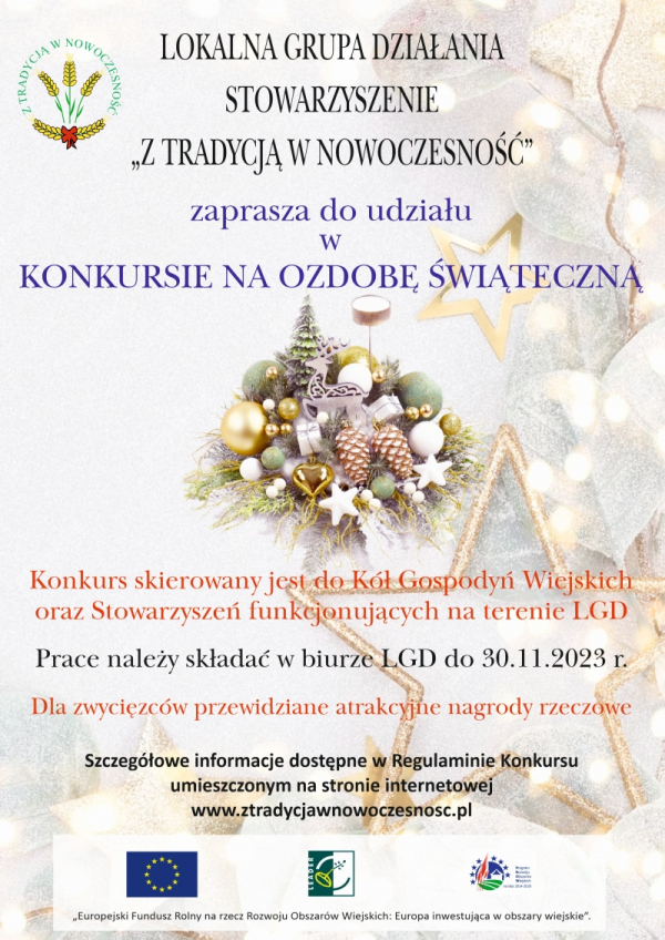 Konkurs na ozdobę świąteczną