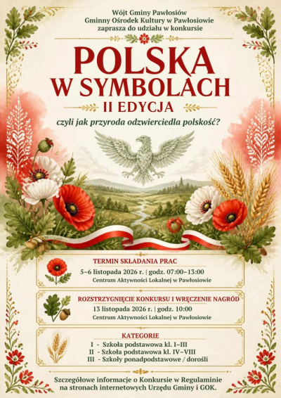 ZAPRASZAMY DO UDZIAŁU W KONKURSIE „POLSKA W SYMBOLACH” – II EDYCJA!