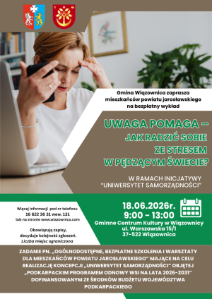 Szkolenie w ramach „Uniwersytetu Samorządności” 2026