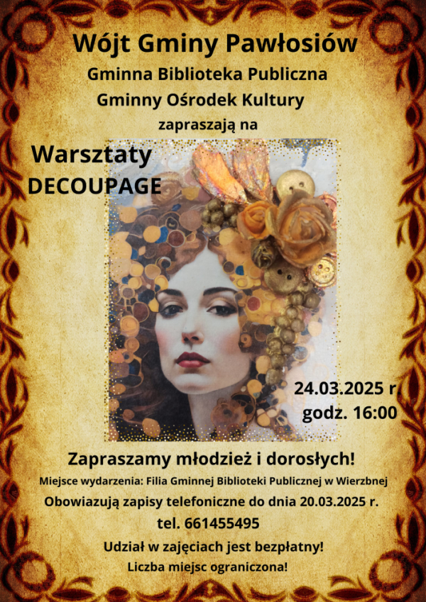 Warsztaty decoupage