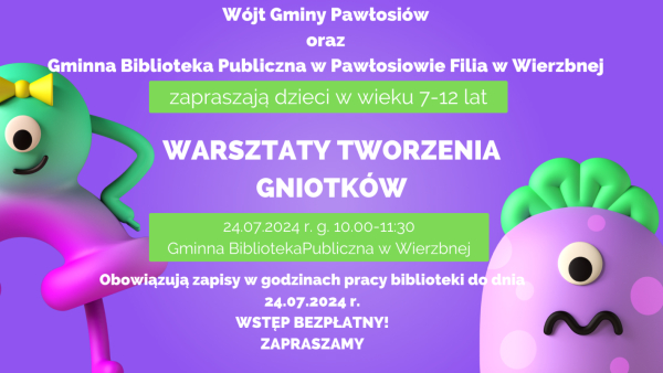 Warsztaty tworzenia gniotków